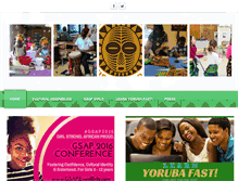 Tablet Screenshot of cakeafrica.com